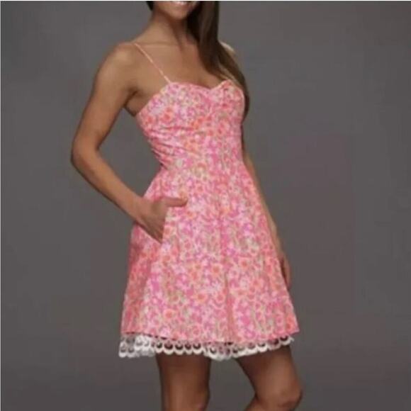 Lilly Pulitzer McCauley Dress Fiesta Pink Size 8 - Picture 1 of 5